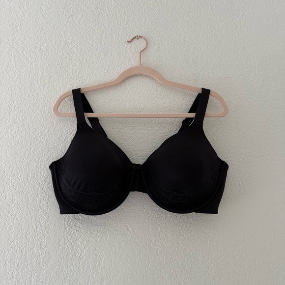 Vanity fair Black Full- Figure Smoothing Underwire Bra Size 40DD - Picture 4 of 9